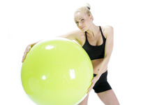 Ballon de gym, salle de fitness